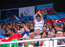 Bakı 2015: Voleybol yarışlarında bürünc medal qarşılaşması. Azərbaycan, 27 iyun 2015